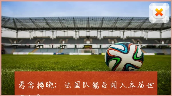 悬念揭晓：法国队能否闯入本届世界杯？
